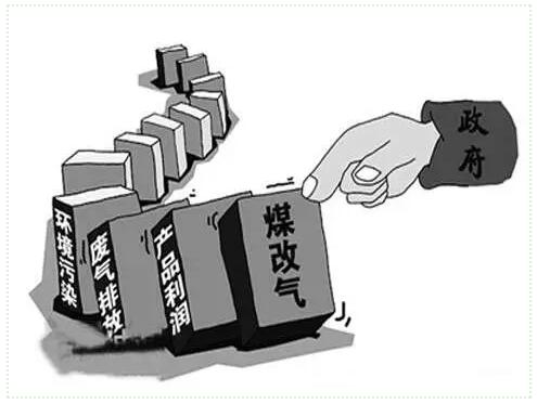 煤改氣使用天然氣，成本高